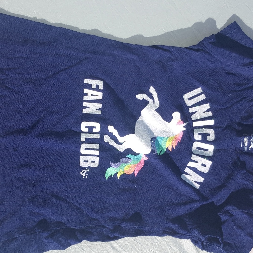 unicorn shirt  justice